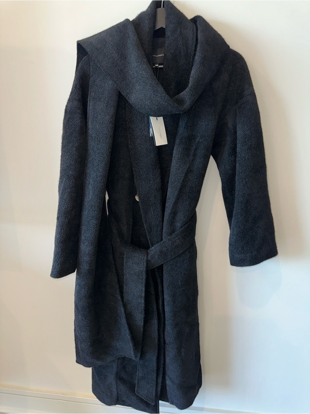 JLUXLABEL Charcoal Trench Coat